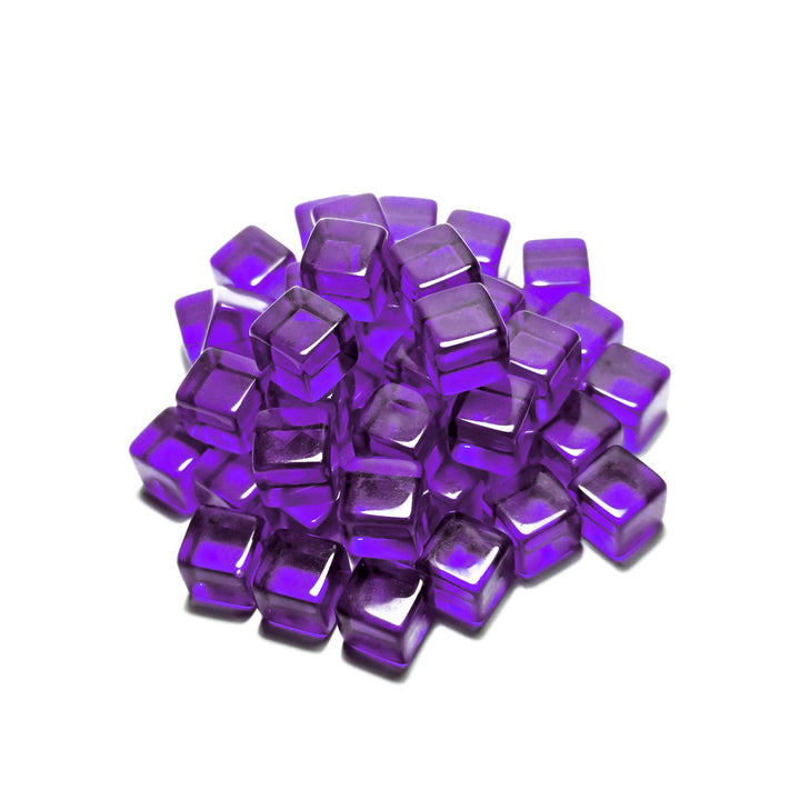 Violet Cube tokens 8mm (Green Stuff World)