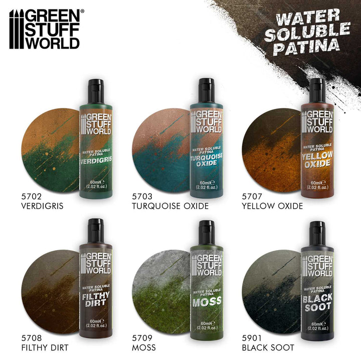 Water soluble patina set (Green Stuff World)