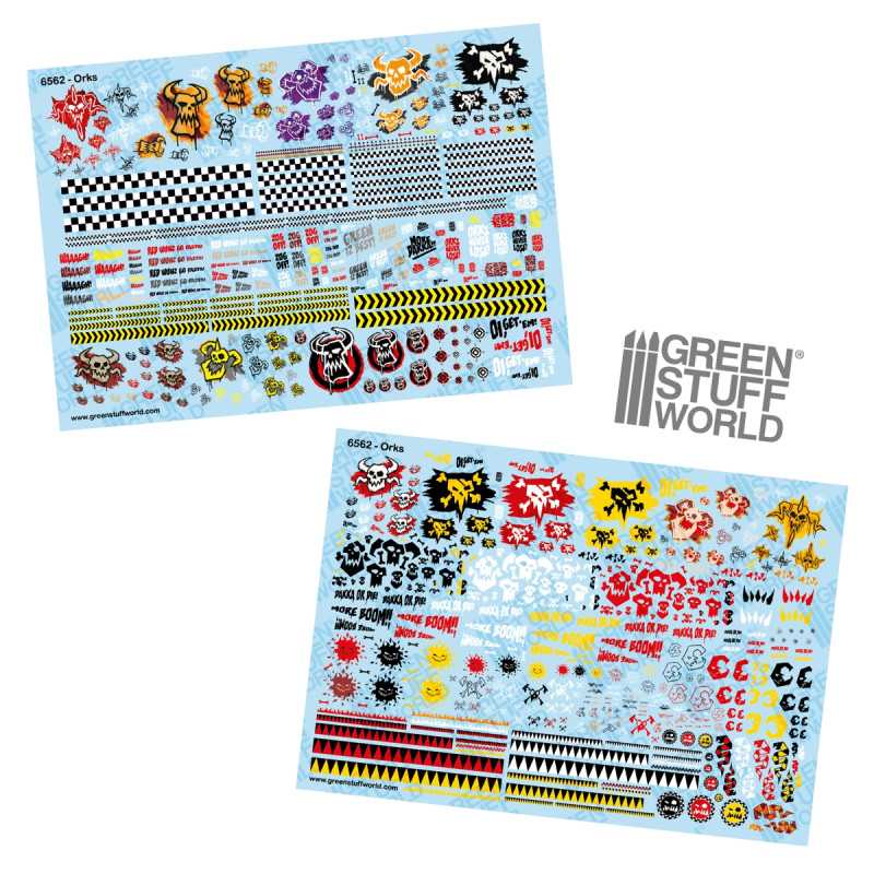 Waterslide Decals - Orcs (Green Stuff World)