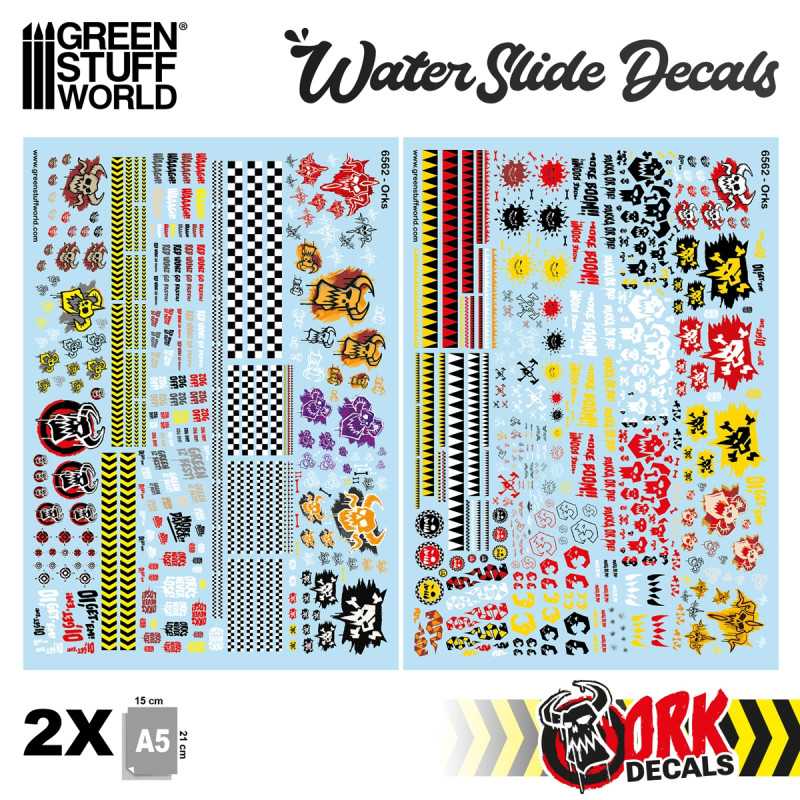 Waterslide Decals - Orcs (Green Stuff World)