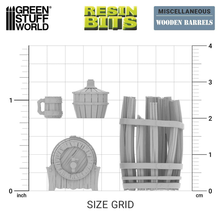 Wooden Barrels 1:35 (Green Stuff World)