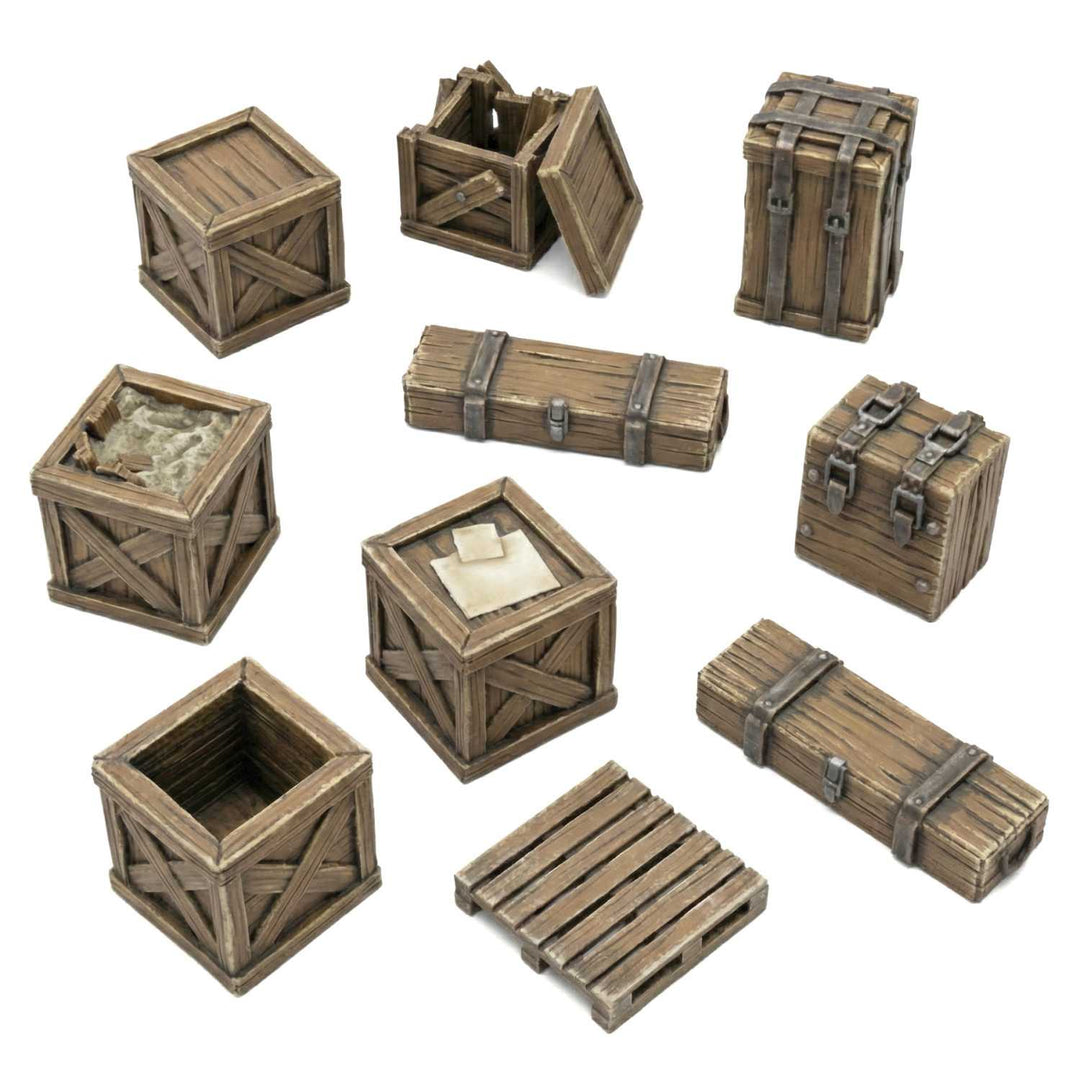 Wooden Crates 1:48 (Green Stuff World)