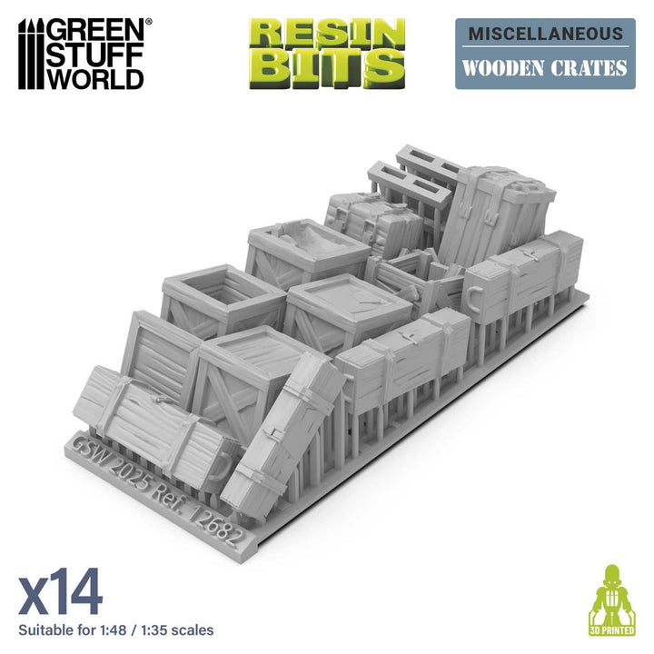 Wooden Crates 1:48 (Green Stuff World)