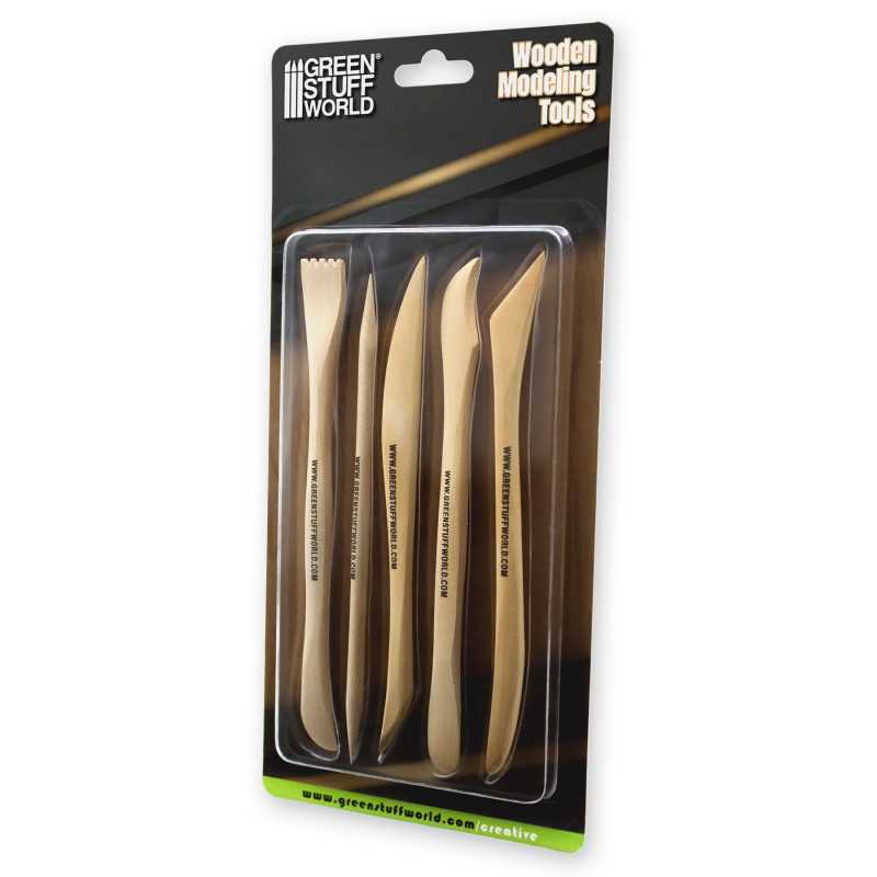 Wooden Modeling Tools (Green Stuff World)