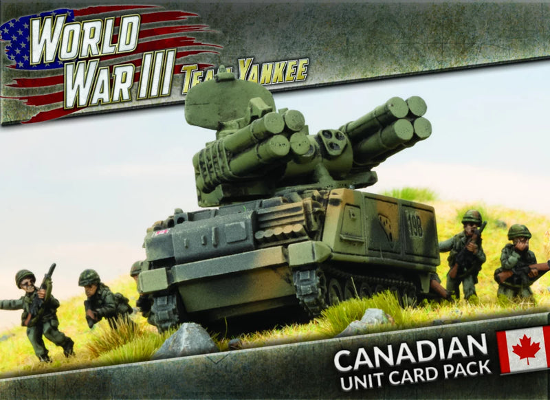 World War III: Team Yankee - Canadian Unit Card Pack (34x Cards) (WW3-09C)