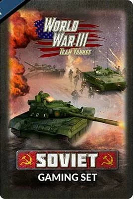 World War III: Team Yankee - Soviet Gaming Set (WWIII x20 Tokens, x2 Objectives, x16 Dice) (TTK19)