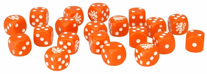 World War III: Team Yankee - Dutch Dice Set (WWIII x20 Dice) (TDU900)