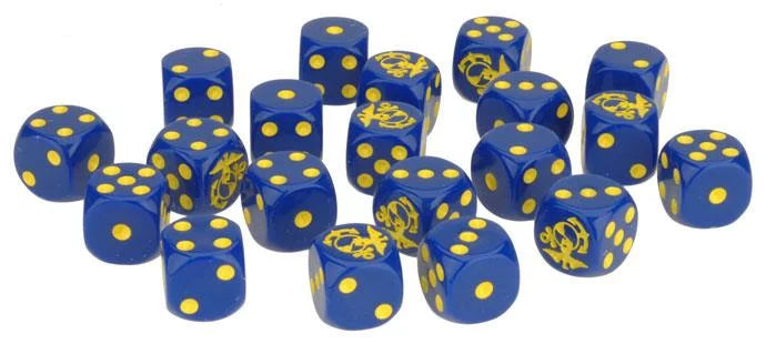 World War III: Team Yankee - USMC Dice Set (WWIII x20 Dice) (TUS901)