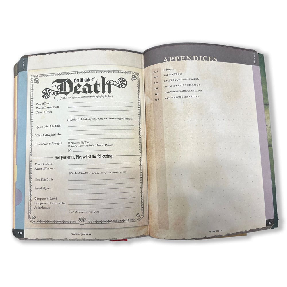 Notebook A5 Player's Journal Sage Green Shield (Beadle & Grimms)