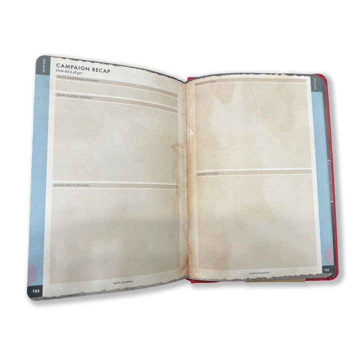 Notebook A5 Gamemaster's Journal Orange Portal (Beadle & Grimms)