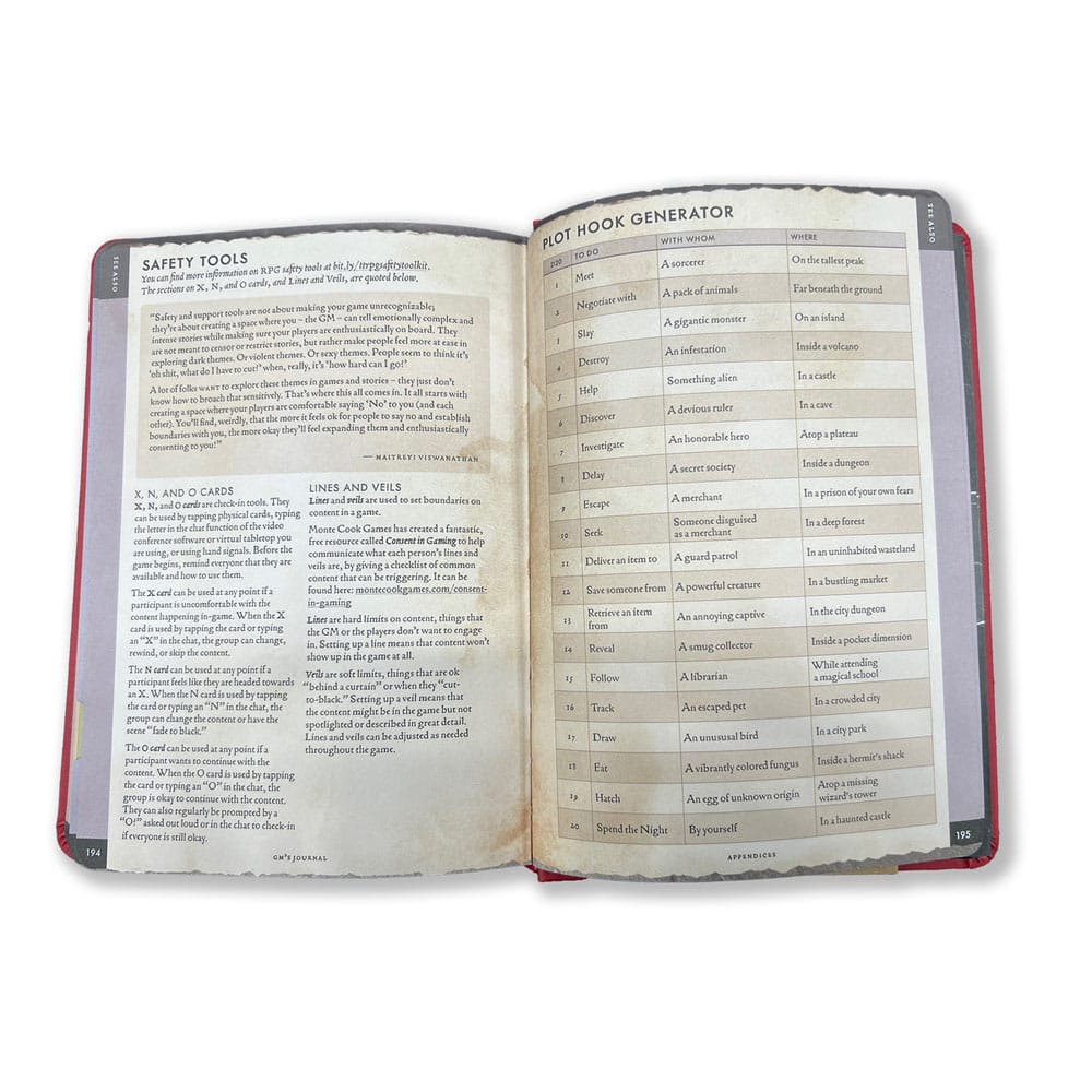 Notebook A5 Gamemaster's Journal Orange Portal (Beadle & Grimms)