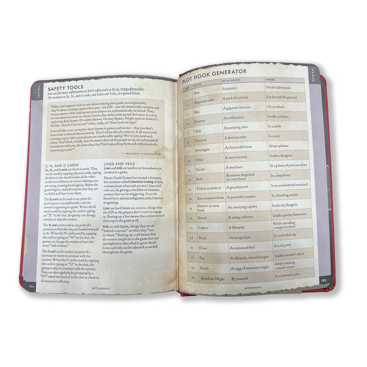 Notebook A5 Gamemaster's Journal Orange Portal (Beadle & Grimms)