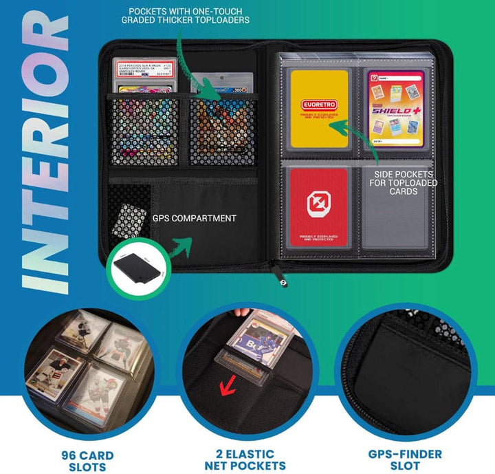 Evoretro Shield+ Topload Cards Binder Compact 96 Karten Black (EVO-3787)