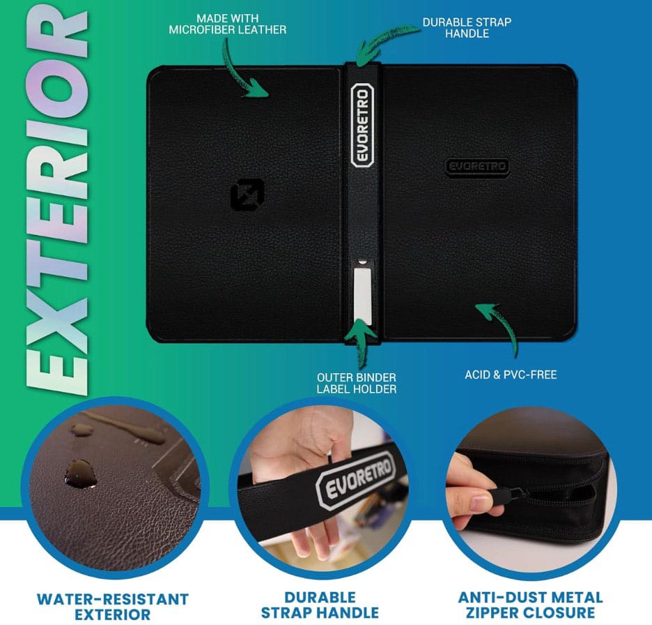 Evoretro Shield+ Topload Cards Binder Compact 96 Karten Black (EVO-3787)