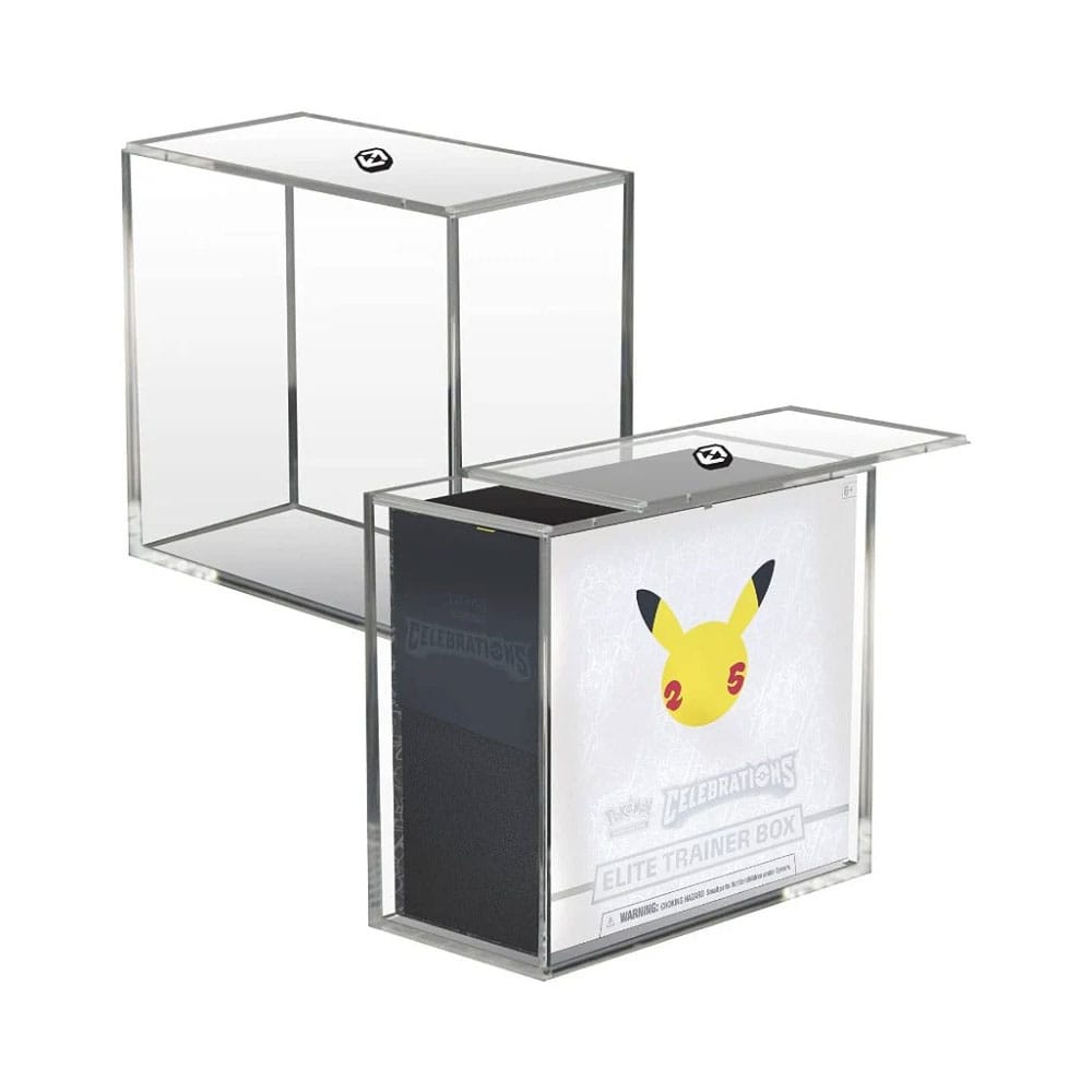 Evoretro Acrylic Display Case for Booster Boxes / Elite Trainer Boxes Ver. 2 with Sliding Lid (EVO-7702)