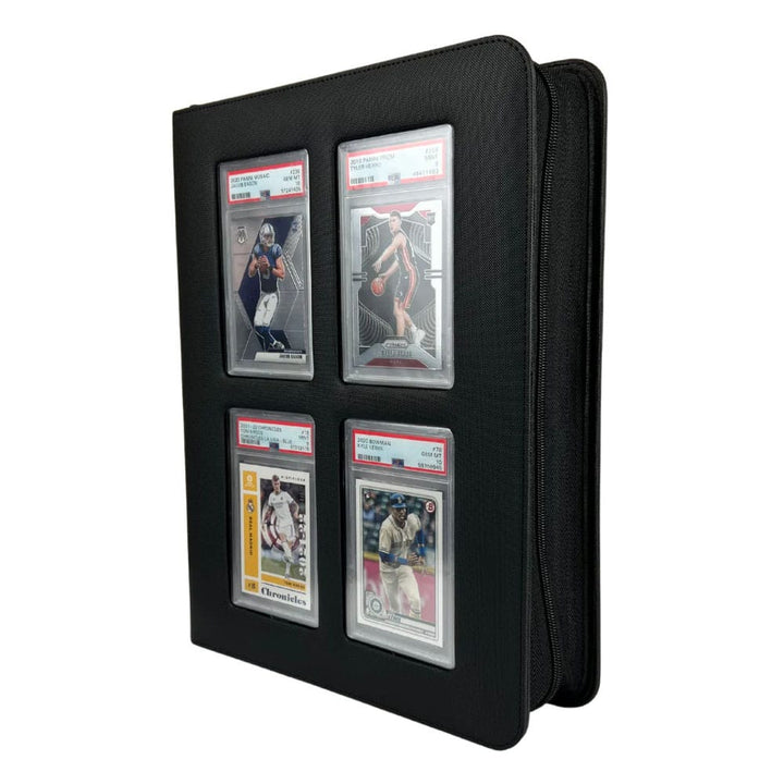 Evoretro Premium Card Slab Binder with Window Black