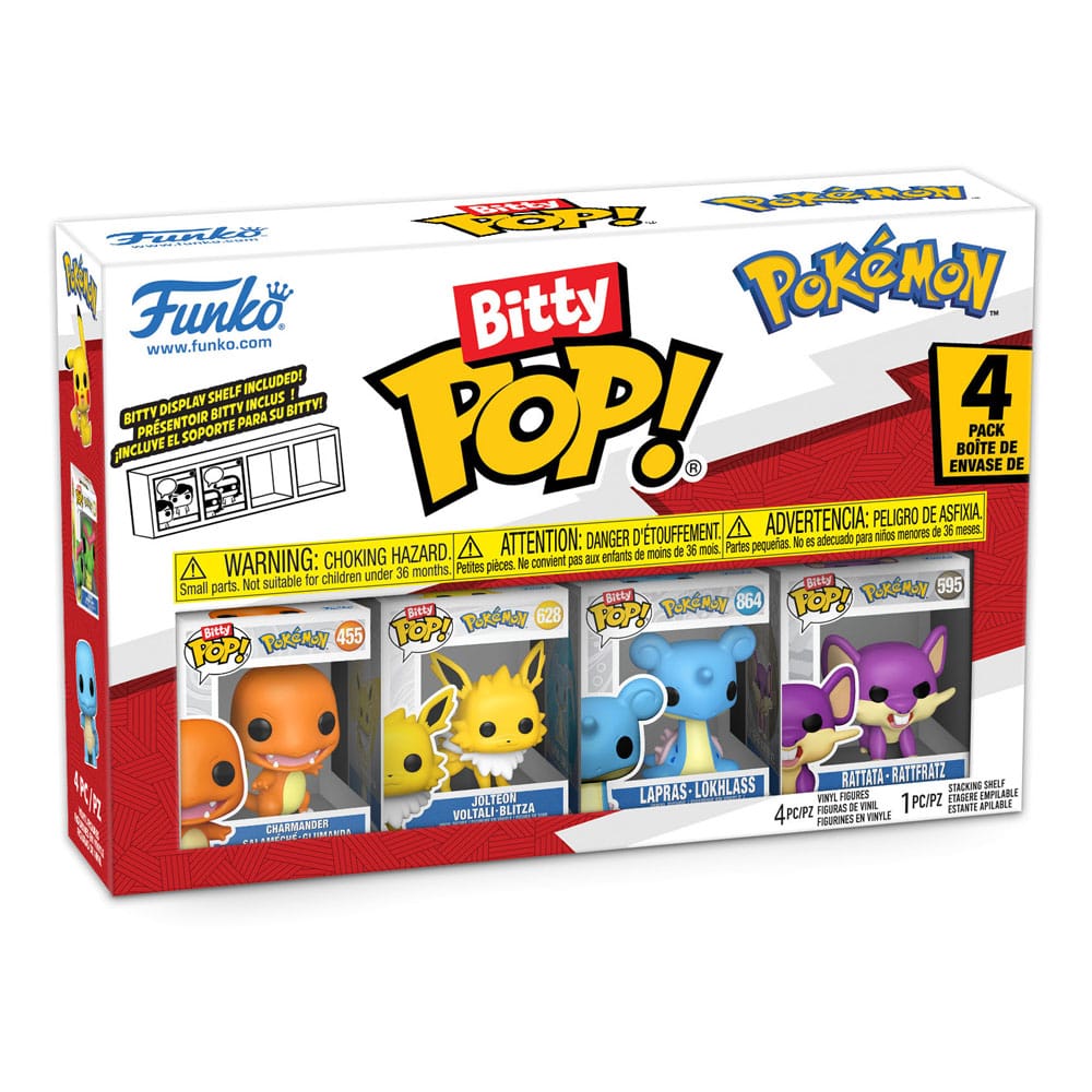 Pokémon Bitty POP! Vinyl Figure 4-Pack Series 2
