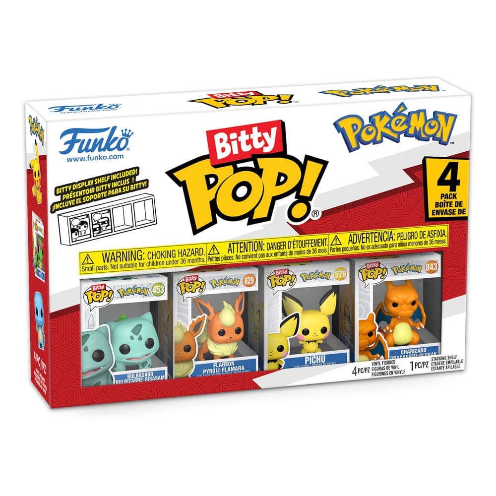 Pokémon Bitty POP! Vinyl Figure 4-Pack Series 3