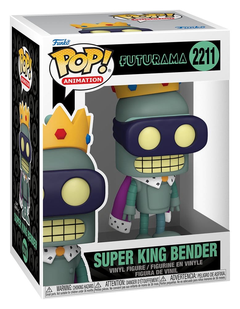 Futurama Pop! Super King Bender 9 cm