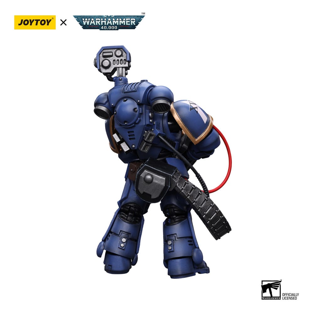 Warhammer 40,000 Action Figure - Ultramarines Desolation Marine with Superfrag Rocket Launcher