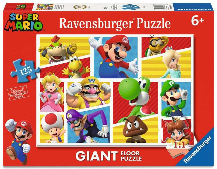 Super Mario gulvpuslespil: Mario's Friends and Foes (125 brikker)