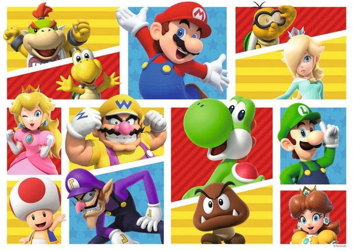 Super Mario gulvpuslespil: Mario's Friends and Foes (125 brikker)