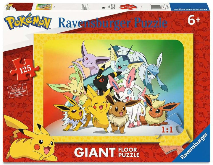 Pokémon gulvpuslespil (125 brikker)