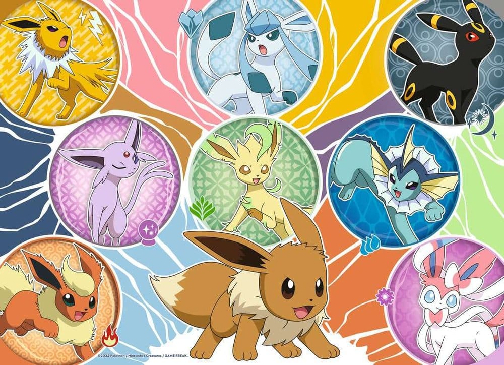 Pokémon Puzzle 4-Pack Pokémon Buddies (4x100 brikker)