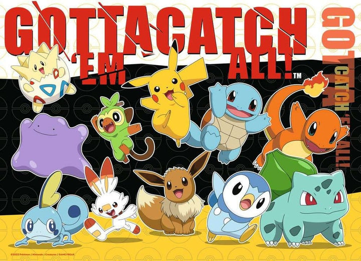 Pokémon Puzzle 4-Pack Pokémon Buddies (4x100 brikker)