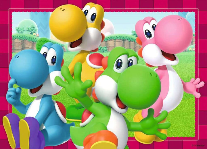 Super Mario Puzzle 4-Pack Time for Mario! (4x100 brikker) - Transportskadet