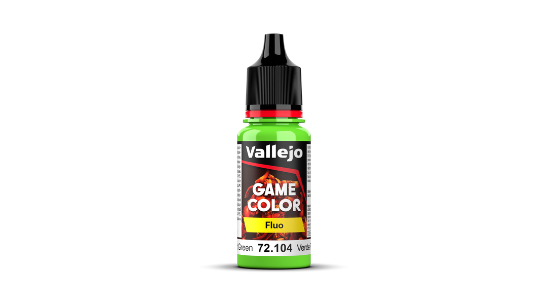 Vallejo Game Color: Fluorescent Green (72.104)