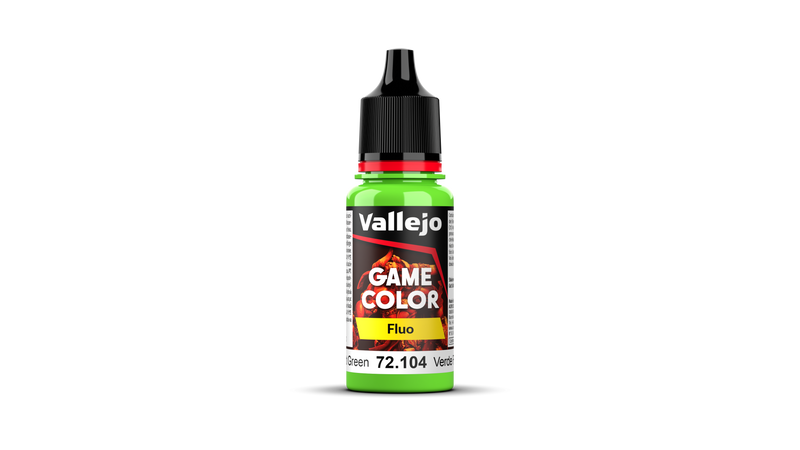 Vallejo Game Color: Fluorescent Green (72.104)