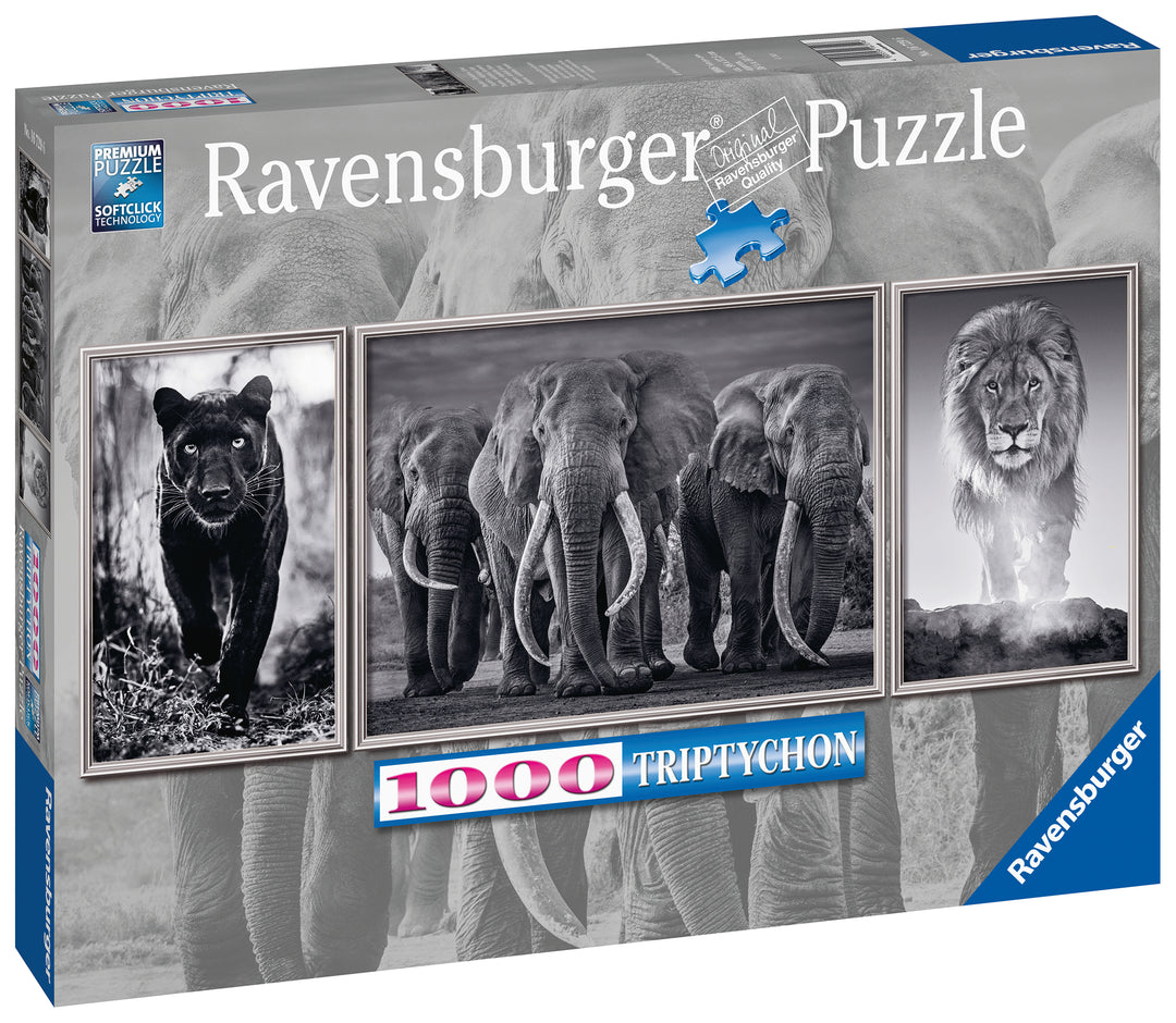 Black White Animals (1000 brikker)