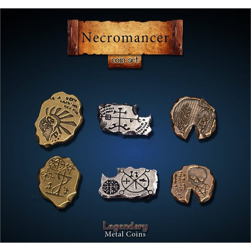 Legendary Metal Coins - Necromancer Coin Set (Drawlab)