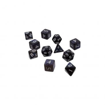 Eclipse 11 Dice Set: Jet Black (Ultra PRO)