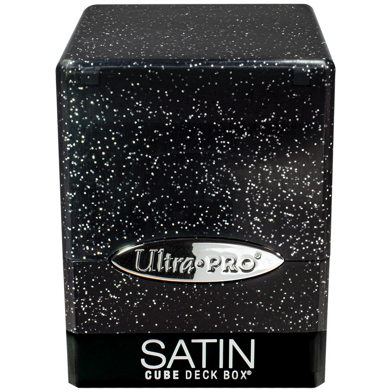 Glitter Satin Cube - Black (Ultra PRO)