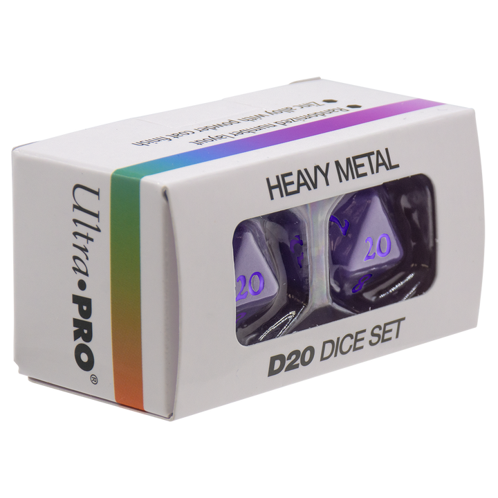 Vivid Heavy Metal Dice (Ultra PRO)