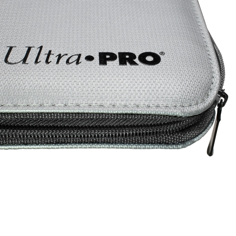 Ultra PRO 9-Pocket Zippered PRO-Binder: Silver Made With Fire Resistant Materials (Ultra PRO)