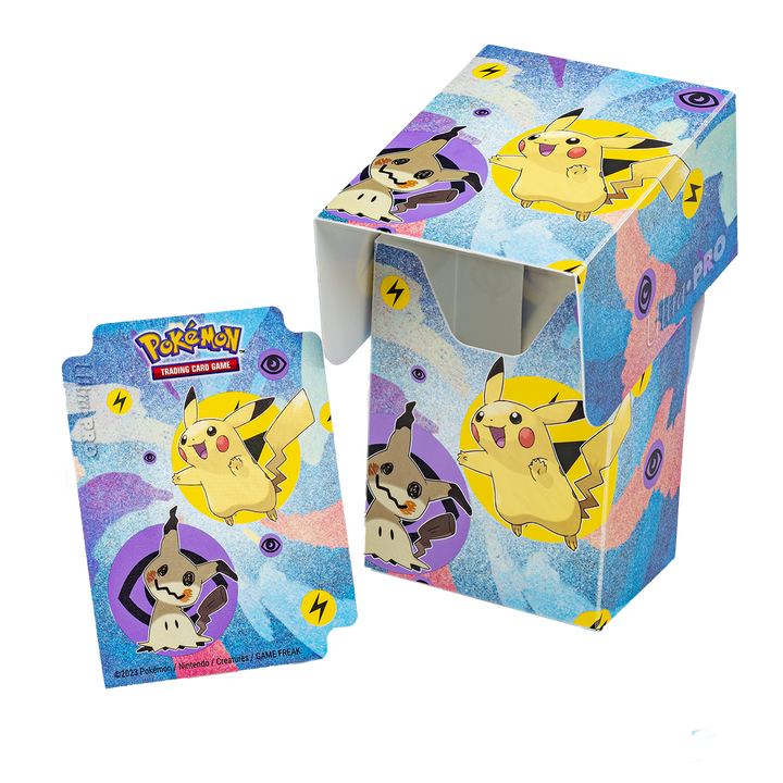 Pikachu & Mimikyu Full-View Deck Box for Pokémon (Ultra PRO)