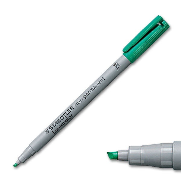 Water Soluble Marker: Green, Broad Tip