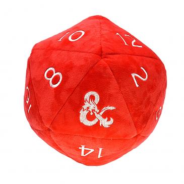 Red and White D20 Jumbo Plush for Dungeons & Dragons (Ultra PRO)