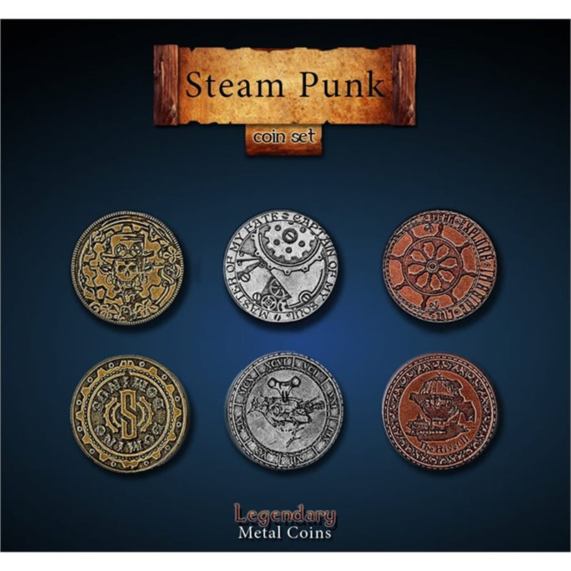 Legendary Metal Coins - Steampunk Coin Set (Drawlab)