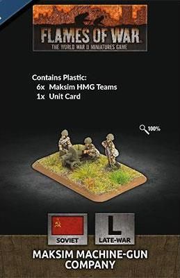 Flames of War: Maksim Machine-Gun Company (SU780)