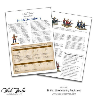 Black Powder: Anglo-Zulu War - British Line Infantry Regiment