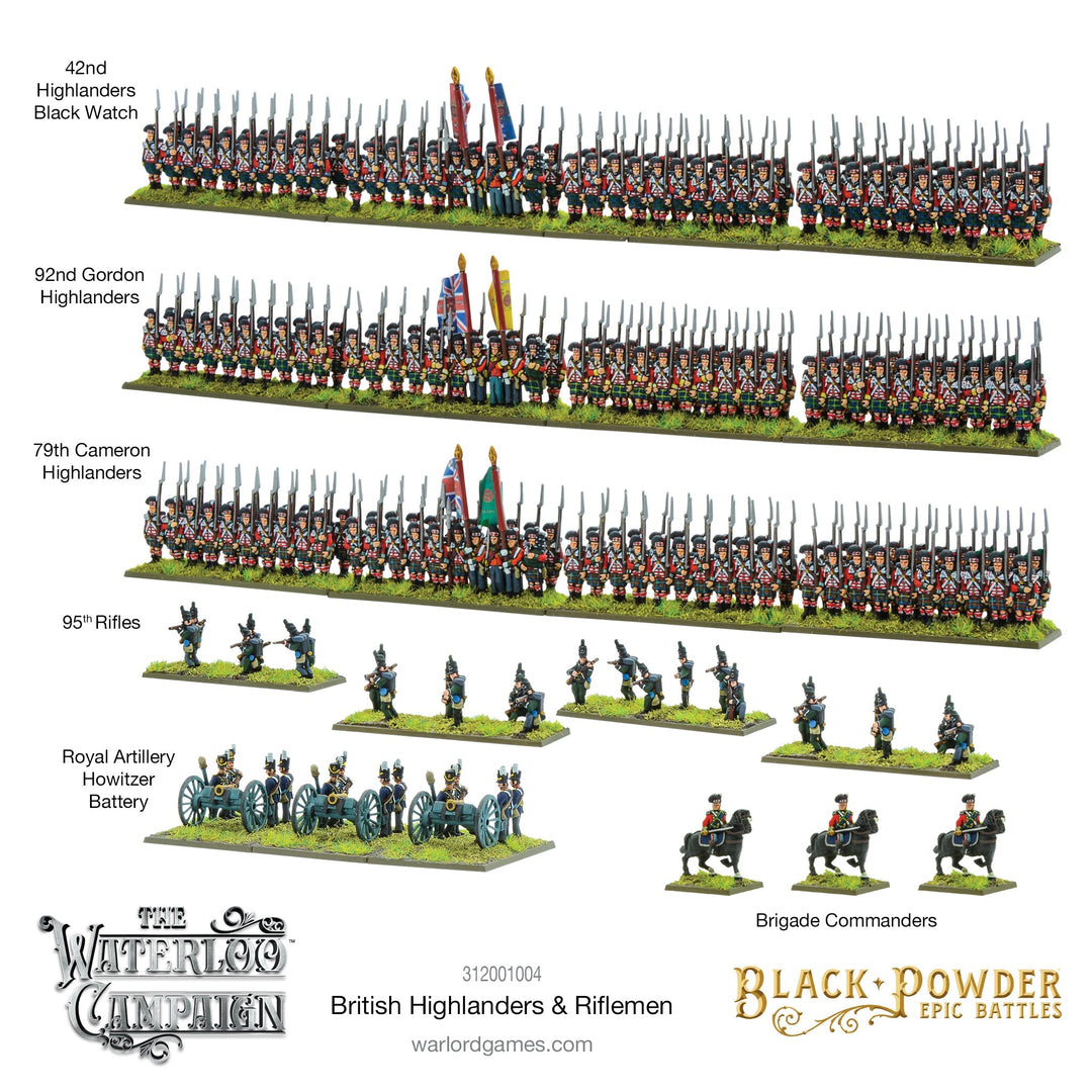 Black Powder: Epic Battles - British Highlanders & Riflemen