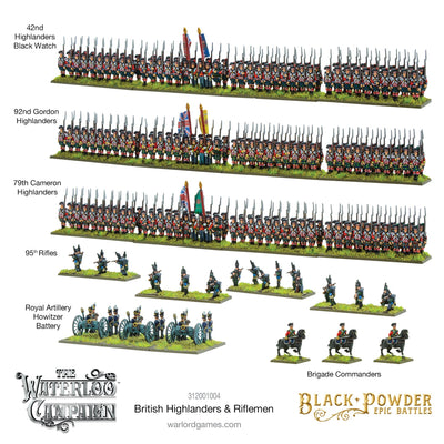 Black Powder: Epic Battles - British Highlanders & Riflemen