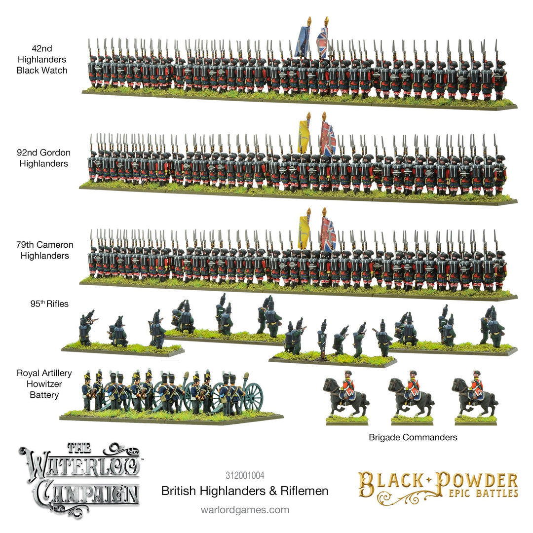 Black Powder: Epic Battles - British Highlanders & Riflemen