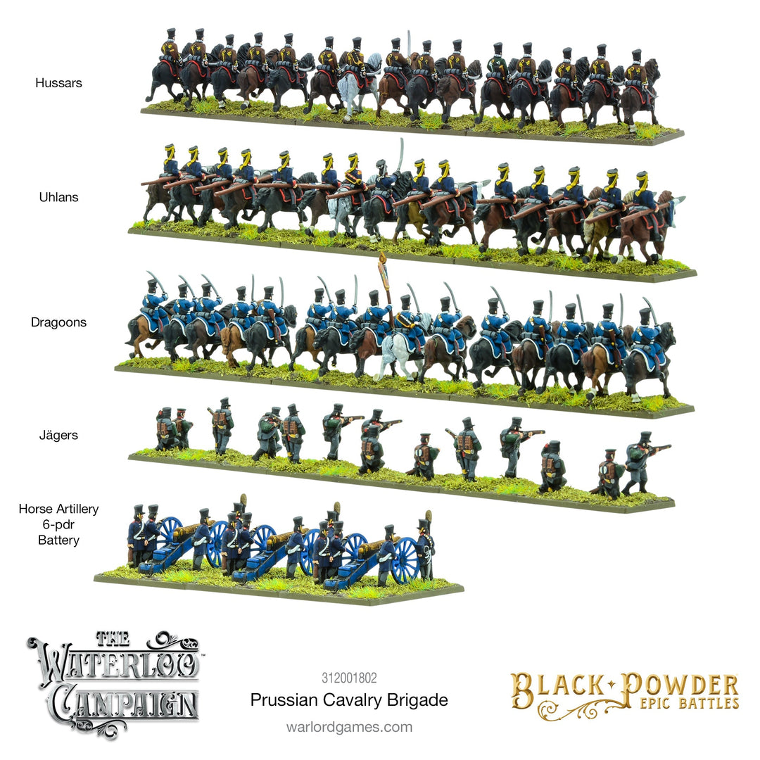 Black Powder Epic Battles - Waterloo: Prussian Cavalry Brigade