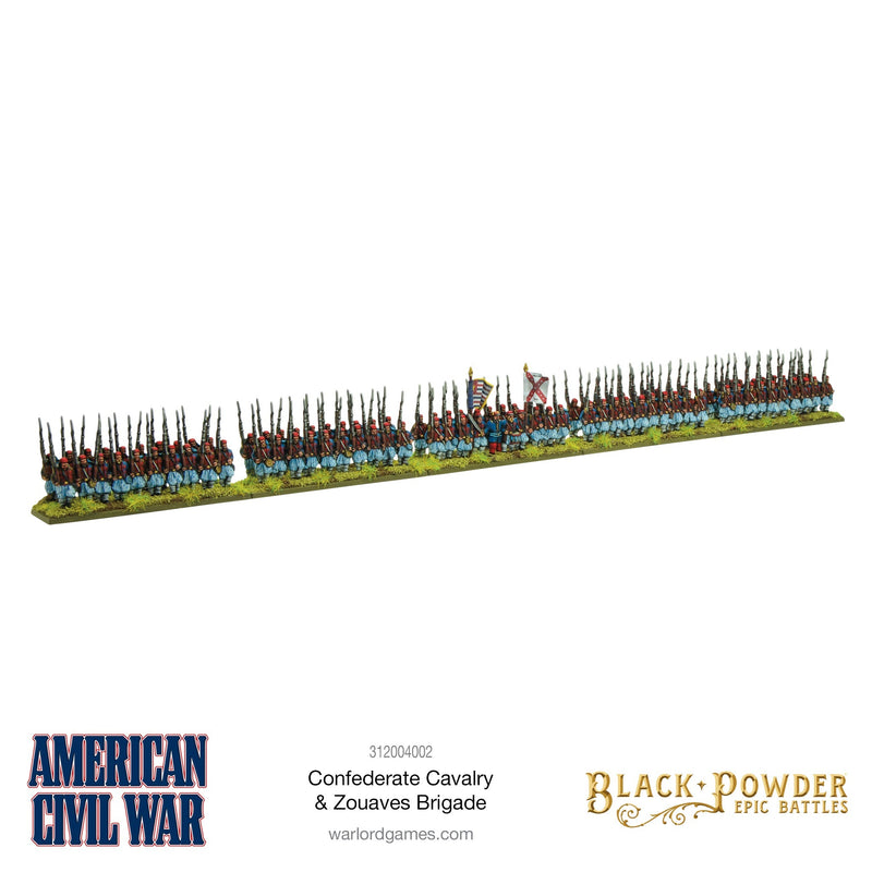 Black Powder Epic Battles - American Civil War Confederate Cavalry & Zouaves Brigade