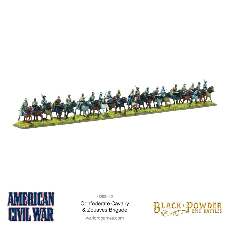 Black Powder Epic Battles - American Civil War Confederate Cavalry & Zouaves Brigade